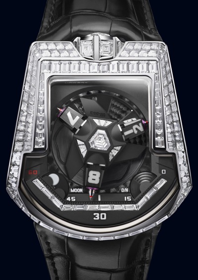 Replica Urwerk UR-202 Baguettes White Gold Watch Replica Urwerk UR-202 Baguettes White Gold Watch